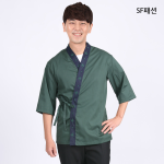 남여공용 카라자수 일식복 조리복
