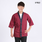 남여공용 카라자수 일식복 조리복