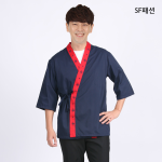 남여공용 카라자수 일식복 조리복
