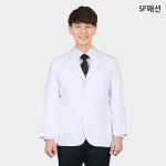 남성 여성 기본 의사자켓 반 의사가운 약사 병원 당일