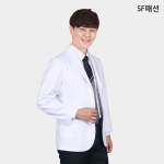 남성 여성 기본 의사자켓 반 의사가운 약사 병원 당일