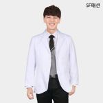 남성 여성 기본 의사자켓 반 의사가운 약사 병원 당일