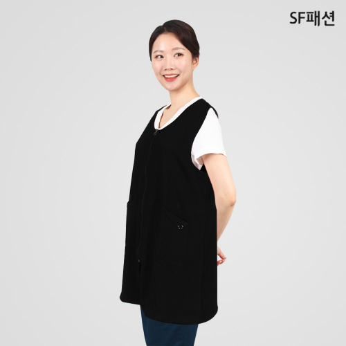 가을 겨울 앞치마 부드러운 조끼 앞치마