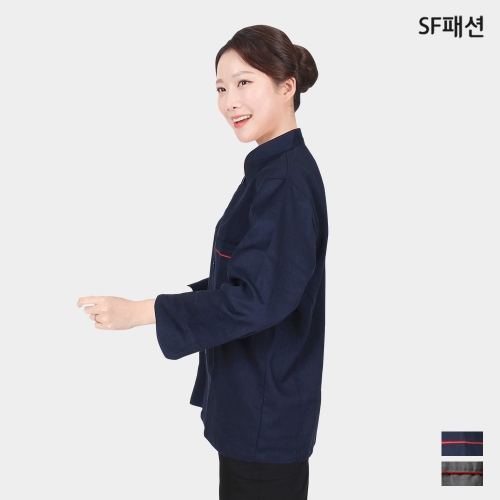 칠부 겸용 긴팔 조리복 고급 쉐프복 한식 중식 일식 제과제빵