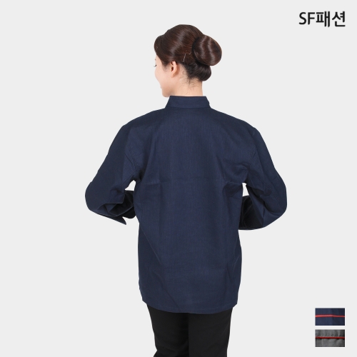 칠부 겸용 긴팔 조리복 고급 쉐프복 한식 중식 일식 제과제빵