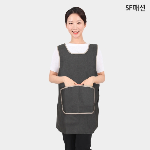큰 주머니 원피스 앞치마