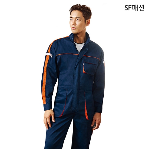춘하 TC원단 일체형 정비복 스즈끼 작업복 우주복
