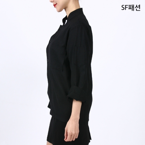 폴리 칠부 겸용 긴팔 조리복 유니폼 주방복