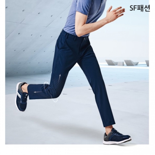 스판 냉감 프린트 여름 작업바지