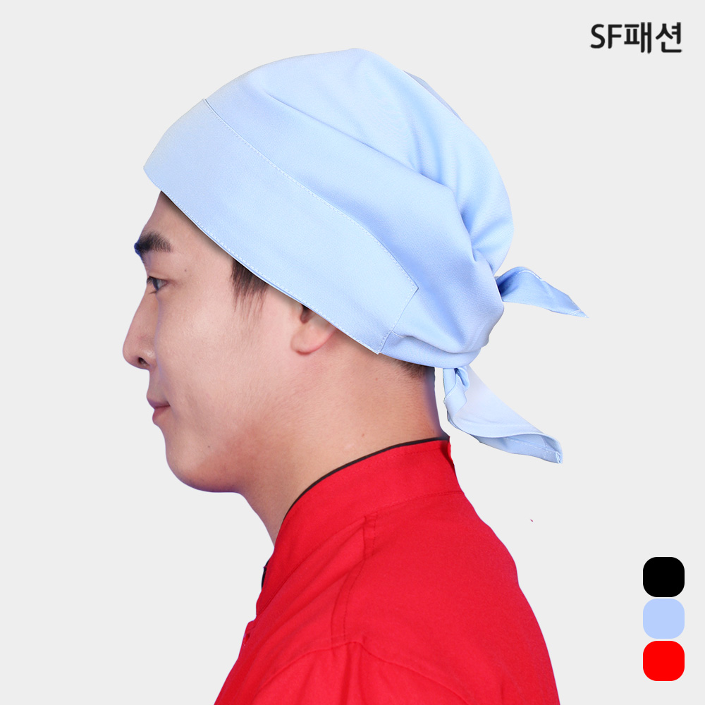 위생 주름두건 식당 머리 망사 위생모