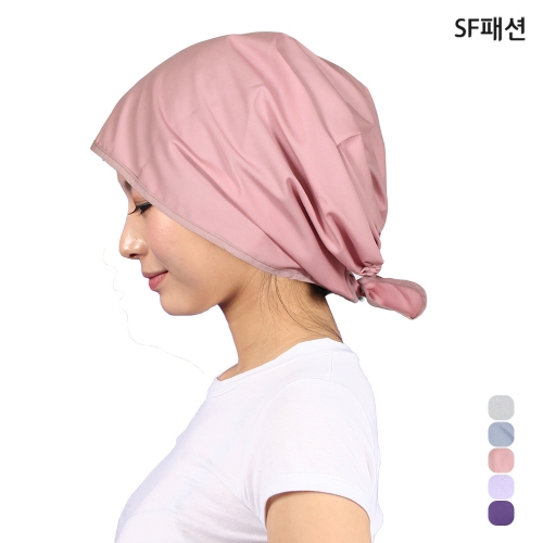 미용실 머리 커버 두건 외출모