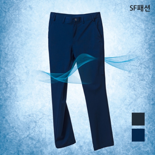 허리밴딩 스판 아이스바지 근무복 팬츠