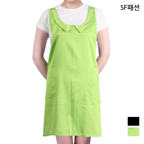 카라 X형 앞치마 유니폼