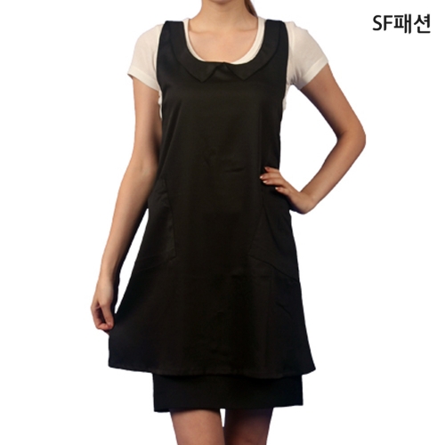 카라 X형 앞치마 유니폼