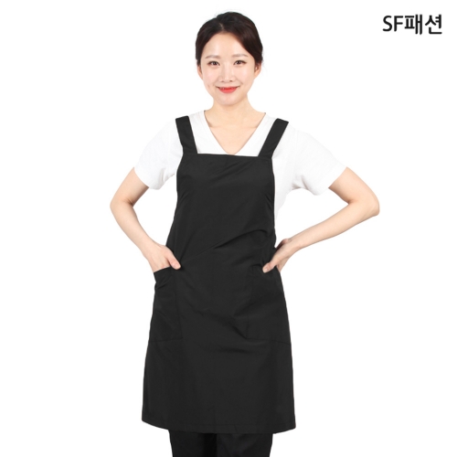 얇고 가벼운 생활방수 치마형 앞치마 유니폼