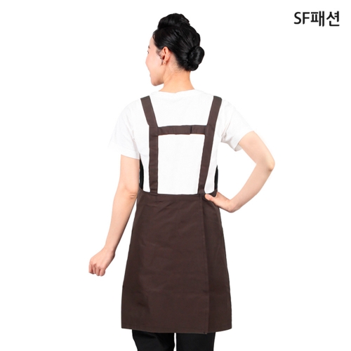 얇고 가벼운 생활방수 치마형 앞치마 유니폼