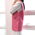 주머니 원피스 앞치마 생활방수 복지센터 식당 카페 유니폼 단체 자수