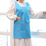 주머니 원피스 앞치마 생활방수 복지센터 식당 카페 유니폼 단체 자수