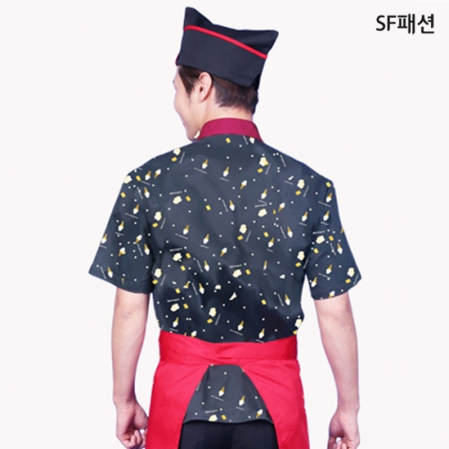 아이스크림 반팔 남여공용 위생복 유니폼 조리복