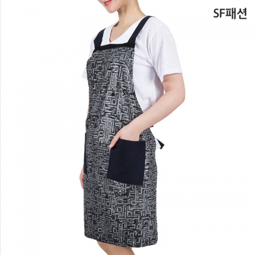 야광패턴 H형 앞치마 야간 포차 호프 클럽 노래방 주점