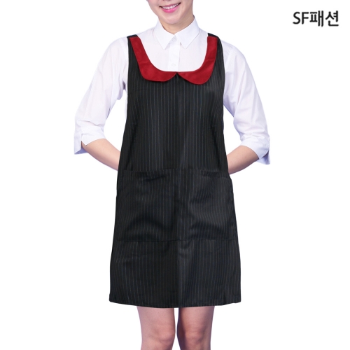 카라 앞치마 H형 유니폼 집들이 식당 서빙 가정 카페 당일