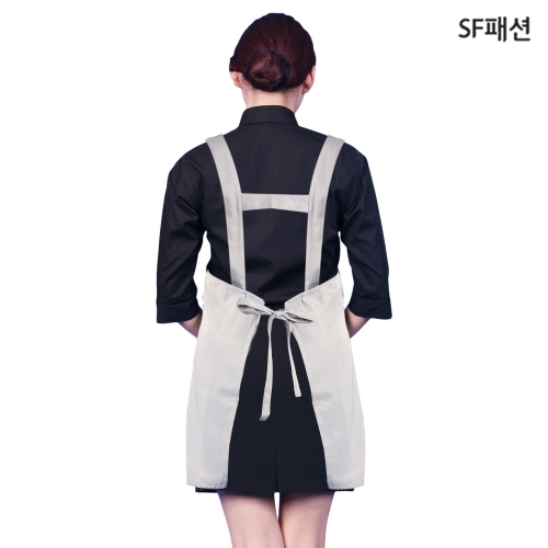 카라 앞치마 H형 유니폼 집들이 식당 서빙 가정 카페 당일