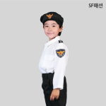 아동 경찰관 상의 경찰 직업 체험 역할 놀이 옷