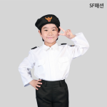 아동 경찰관 상의 경찰 직업 체험 역할 놀이 옷