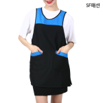 라운드 주머니 원피스 앞치마 가을 겨울 유니폼 요양보호사