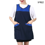 라운드 주머니 원피스 앞치마 가을 겨울 유니폼 요양보호사