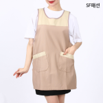 라운드 주머니 원피스 앞치마 가을 겨울 유니폼 요양보호사