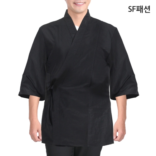 남녀공용 얇은 심플 무지 일식복 일식가운