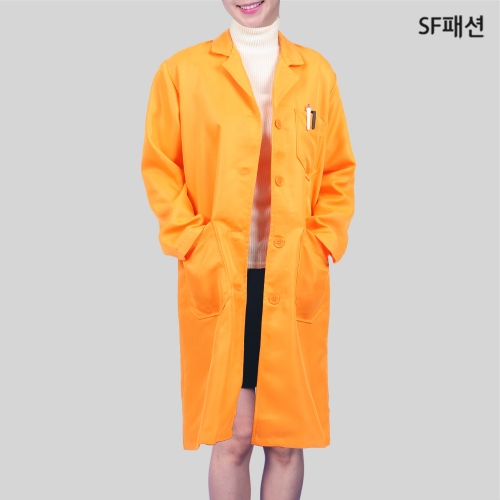 폴리 긴팔 여의사가운 유니폼 병원 의사옷 근무복