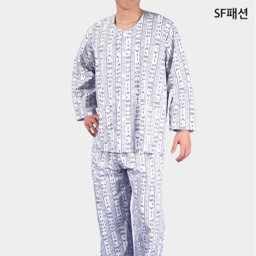 남여공용 환자복 상하세트 병원 입원 환의 가운 반티 할로윈