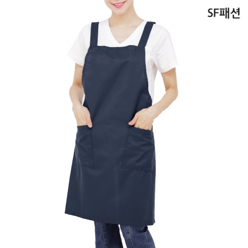 H형 폴리 앞치마 단체 행사 유니폼 식당 서빙 카페