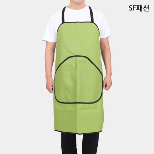 파스텔 목걸이형 큰 주머니 생활 방수 앞치마