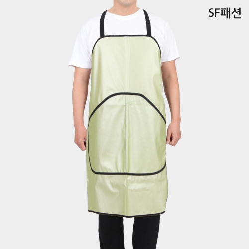 파스텔 목걸이형 큰 주머니 생활 방수 앞치마