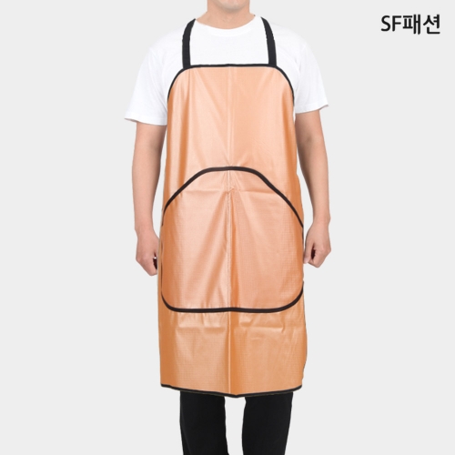 파스텔 목걸이형 큰 주머니 생활 방수 앞치마
