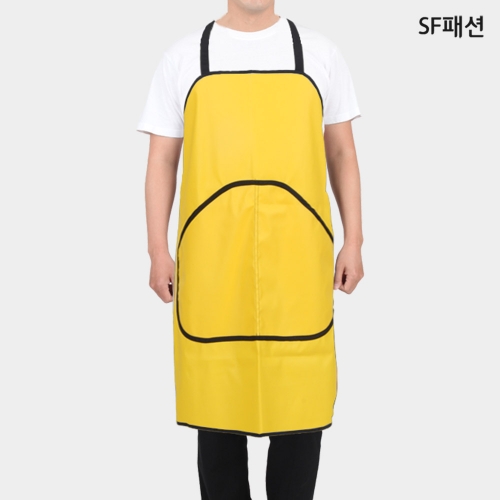 파스텔 목걸이형 큰 주머니 생활 방수 앞치마