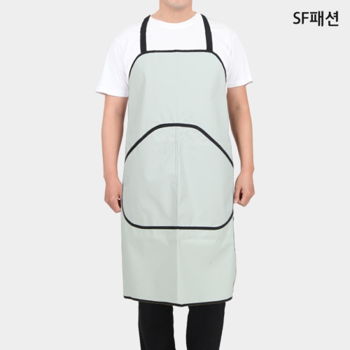 파스텔 목걸이형 큰 주머니 생활 방수 앞치마