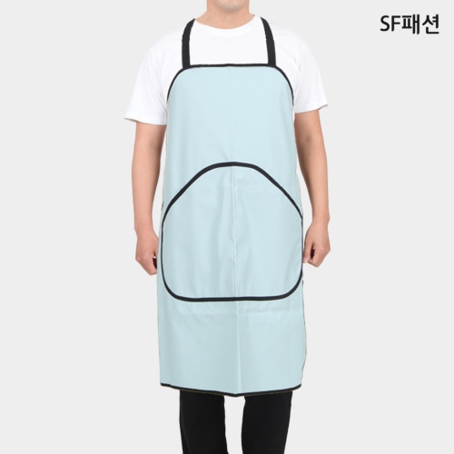 파스텔 목걸이형 큰 주머니 생활 방수 앞치마