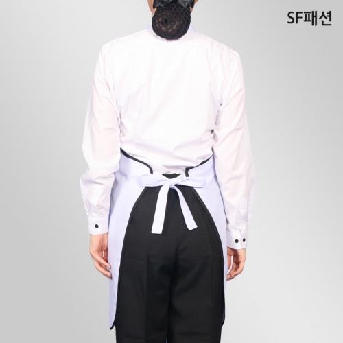 배식용 앞치마 목걸이형 학교 구내 식당 급식 유니폼