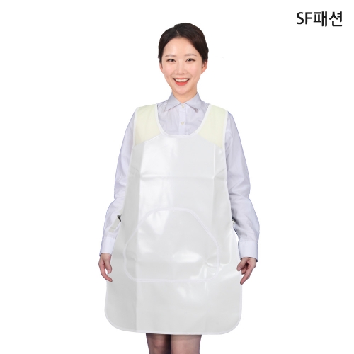 편리한 버클형 망사 방수 앞치마 유니폼 가운 배식 급식