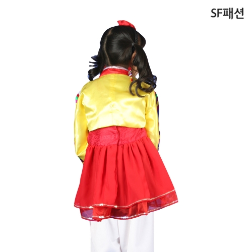 여아 아동 색동 한복 세트 역할복 직업체험 단체복 코스튬 테마복 할로윈