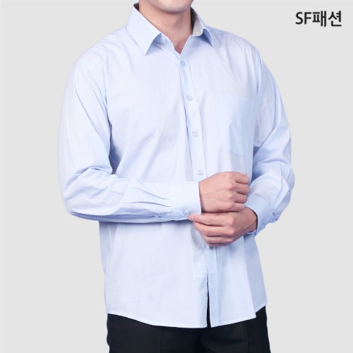 남성 긴팔 셔츠 남방 와이셔츠 데일리 유니폼