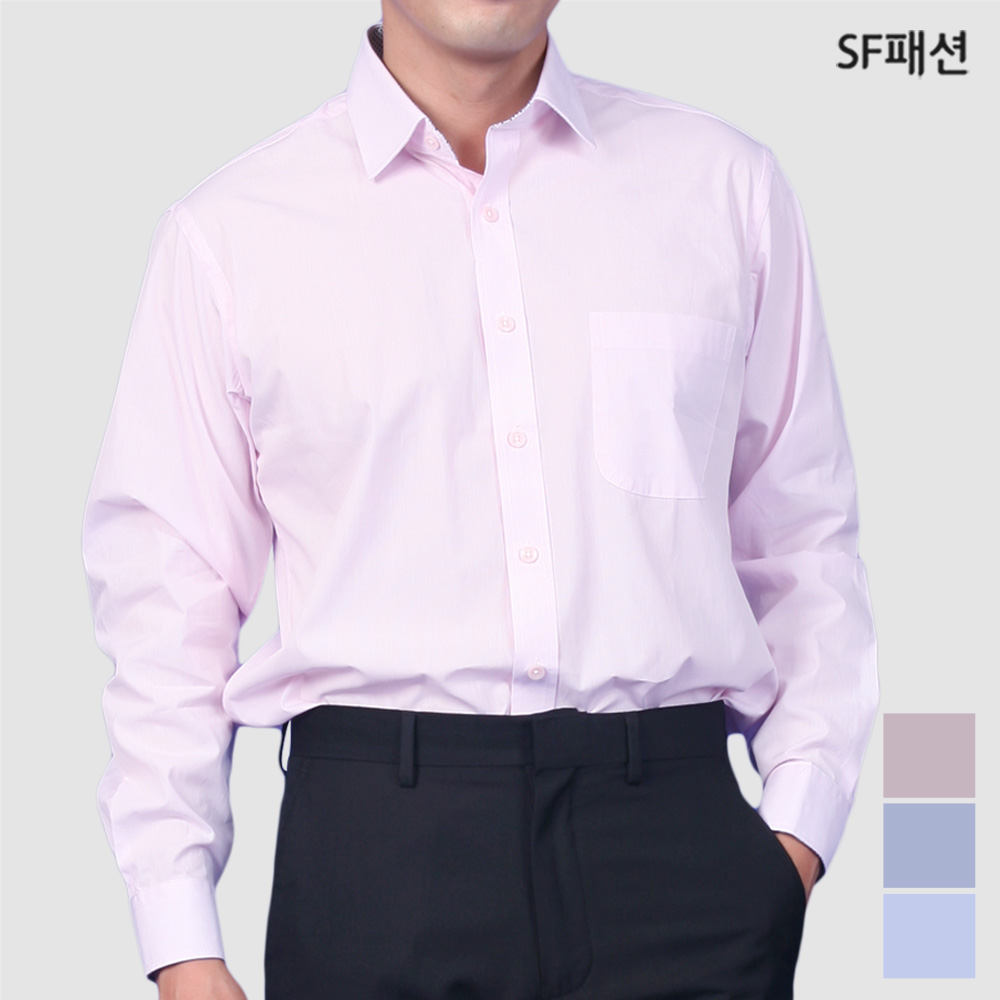 남성 긴팔 셔츠 남방 와이셔츠 데일리 유니폼