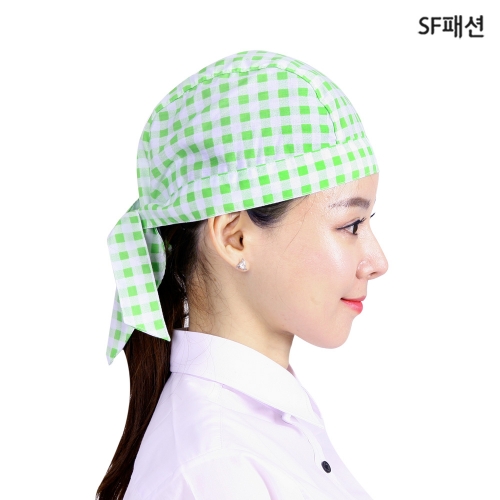 얇은 끈 두건 위생모 요리 조리 배식 급식 수술 시술