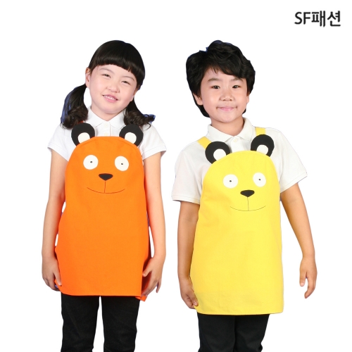 아동 동물 캐릭터 색깔 놀이 앞치마 어린이집 유치원 요리 실습 미술 활동
