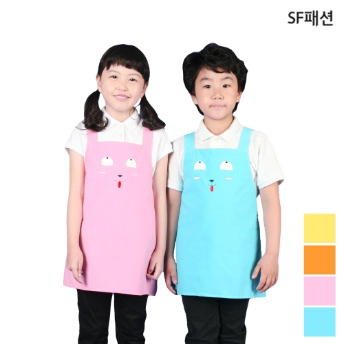 아동 동물 캐릭터 색깔 놀이 앞치마 어린이집 유치원 요리 실습 미술 활동