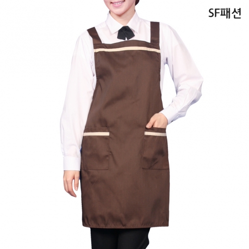 H형 커피 앞치마 유니폼 집들이 식당 서빙 가정 카페
